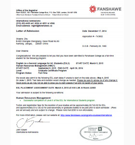 加拿大范莎时尚管理专业