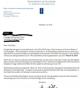 明确规划拿下华盛顿圣路易斯大学，伊利诺伊大学香槟分校Offer