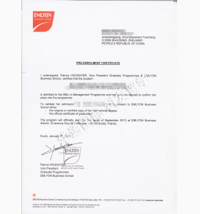 非211学生获得法国前五商学院offer