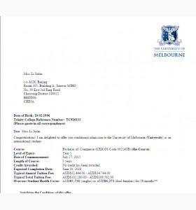 墨尔本大学预科-圣三一学院