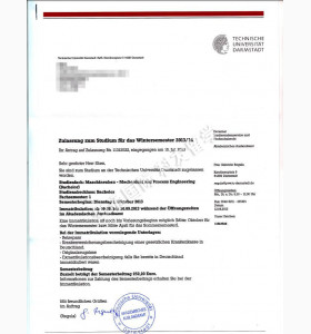 沈同学APS1.8高分成功获德国TU9四所院校offer