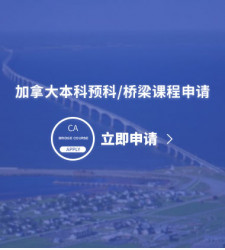 加拿大本科预科/桥梁课程申请