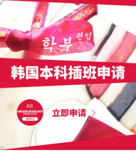 韩国本科插班申请