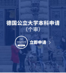 德国公立大学本科申请（个审）