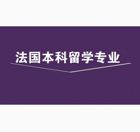 选择法国本科留学专业的注意点