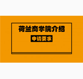 荷兰商学院介绍和申请要求